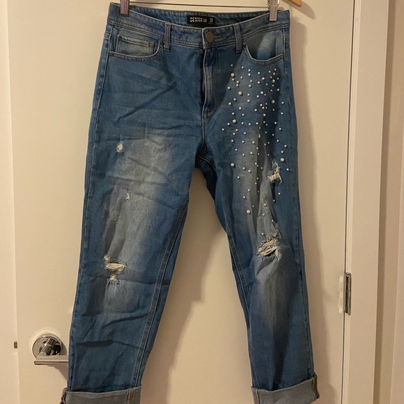 Design Lab distressed pearl jeans - Picture 4 of 4